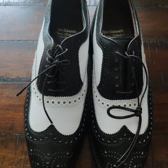 Allen Edmonds (sz 10 B) Wingtip Golf Shoes